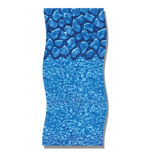 Upgrade Your Pool with the Blue Boulder Swirl 27-ft Above Ground Pool Liner - Made to Last!