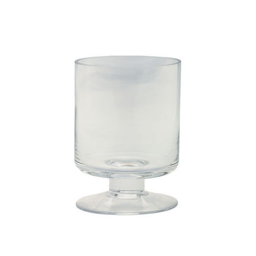 6.5" Clear Snifter Style Glass Pillar Candle Holder