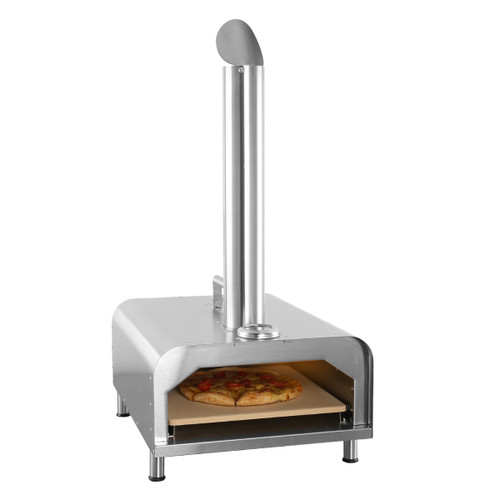 32" Stainless Steel Wood Fired Outdoor Pizza Oven