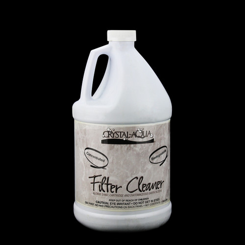 Crystal-Aqua Pool & Spa Filter Cleaner: 1 Gallon Biodegradable Solution for Deep Cleaning