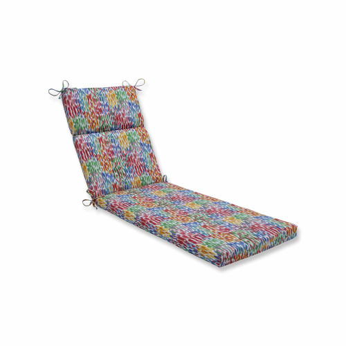 Contemporary Outdoor Patio Chaise Lounge Cushion - 72.5" - Multicolor