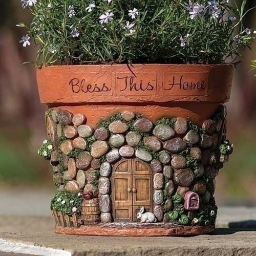 9.5" Bless This Home Garden Planter