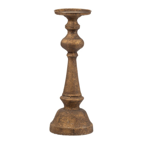 17.5" Bronze Antique Finish Alastair Pillar Candleholder