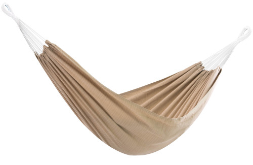 Ultimate Relaxation: 144" Tan Two-Person Outdoor Brazilian Sunbrella Hammock