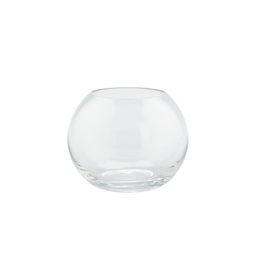 Create a Peaceful Ambiance with a 6" Clear Glass Bubble Bowl Floating Tealight Candle Holder