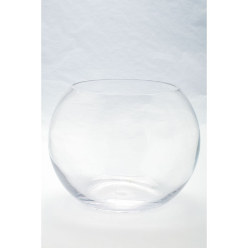 12" Clear Glass Bubble Bowl: Elegant Floating Tealight Candle Holder for All Occasions