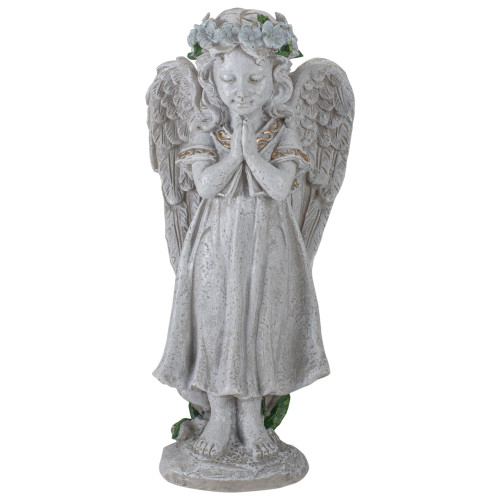 Add a Heavenly Touch to Your Garden with a 10" Angel Standing in Prayer Statue