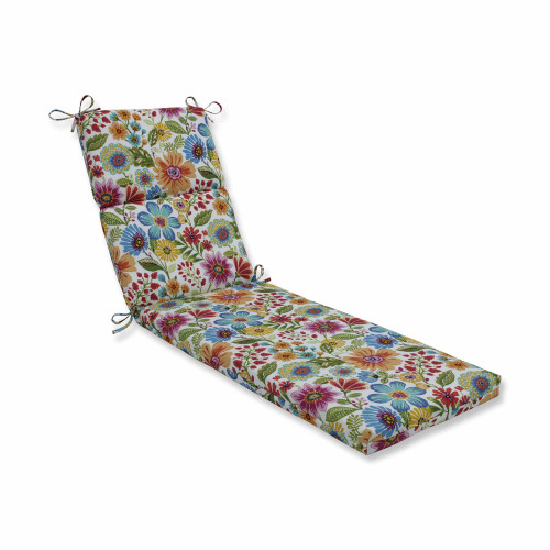 Floral Pattern Chaise Lounge Cushion - 72.5" - Multicolor