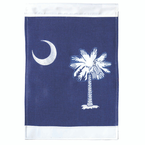 Navy Blue and White South Carolina Large Flag 42" x 29" - Add a Pop of Liveliness to Your Space
