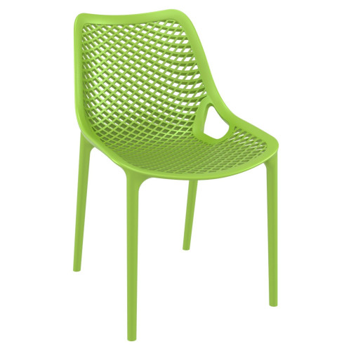 32.25" Tropical Green Stackable Outdoor Patio Dining Chair