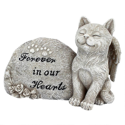 6" Cat Pet Memorial Outdoor Garden Statue - Cherishing the Memory of Beloved Companions