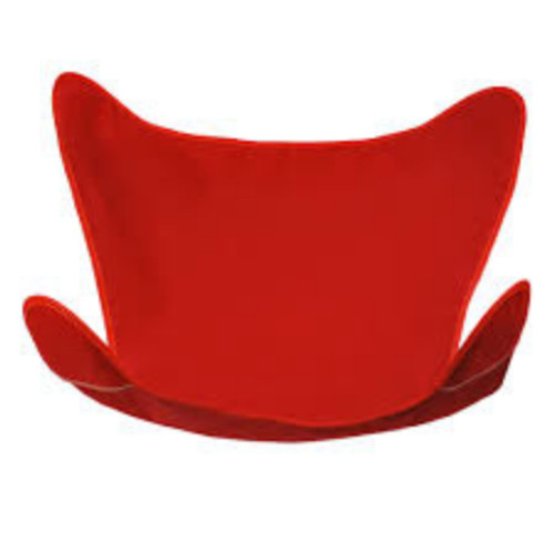 35" Red Outdoor Heavy-Duty Replacement Cover for Butterfly Chair