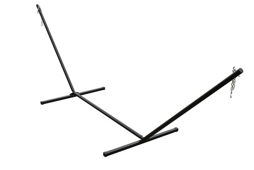 Sturdy and Stylish: 15' Bronze/Black Contemporary 2-Point Hammock Stand