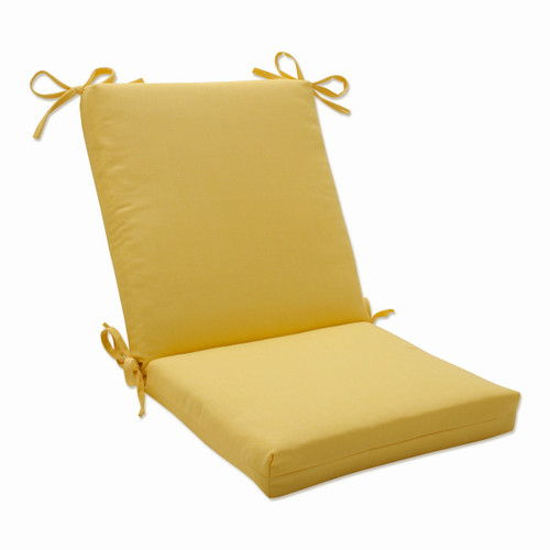 UV-Protected Outdoor Patio Chair Cushion - 36.5" - Yellow