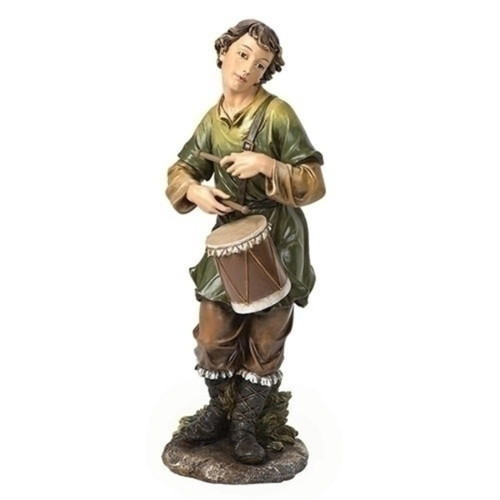 Drummer Boy Christmas Outdoor Nativity Statue 23.5"