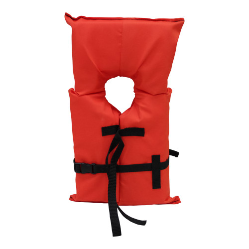 16" Orange and Black Kemp USA Type II Child Life Vest Jacket