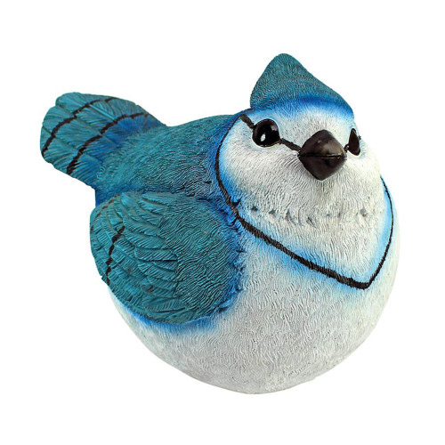 8.5" Jay Burly Bird Outdoor Garden Statue