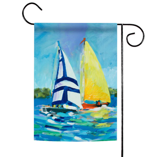 Boat Race Outdoor Garden Flag 18" x 12.5"