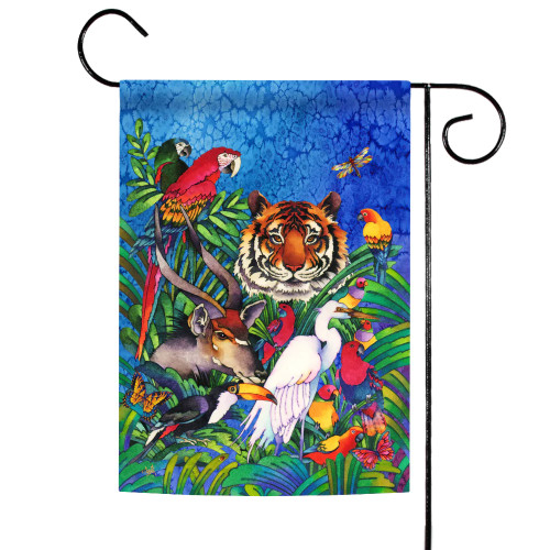 Animals in the Forest Outdoor Garden Flag 18" x 12.5"