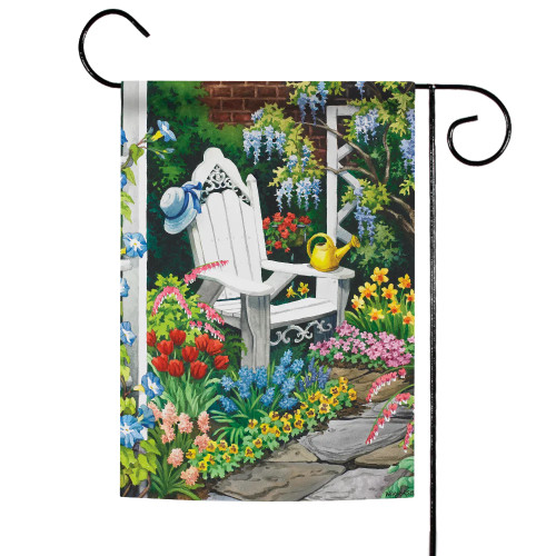 Gardener's Heaven Outdoor Garden Flag 18" x 12.5"