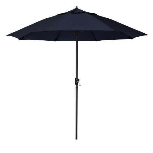 Experience Relaxing Shade with the 9ft Navy Blue Casa Series Patio Umbrella