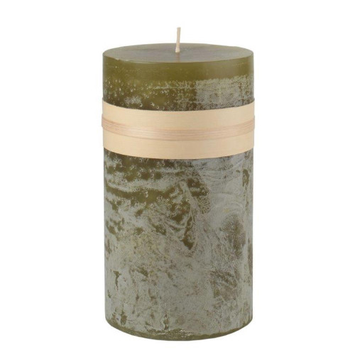 Cylindrical Accent Pillar Candle - 6" - Yellow