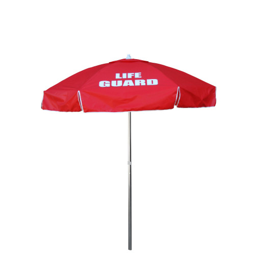 52" Red and White Kemp USA Multipurpose Weather Resistant Umbrella
