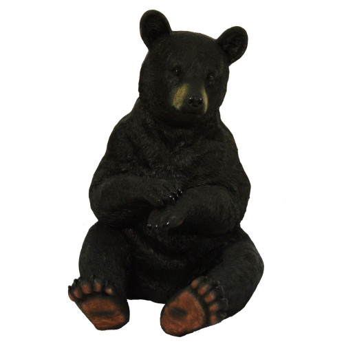 20" Bear Sitting Outdoor Garden Statue