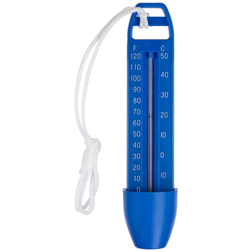 Stay Cool and Informed: 6.5" Easy Read Swimming Pool Thermometer with Cord for Accurate Temperature Monitoring