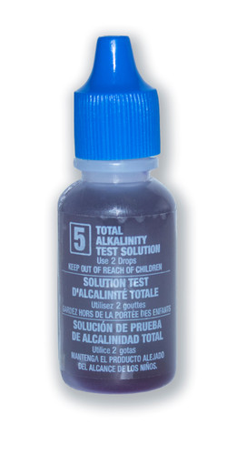 HydroTools Alkalinity Test Solution Refill for Swimming Pool - 0.5oz, Easy to Use for Safe Water