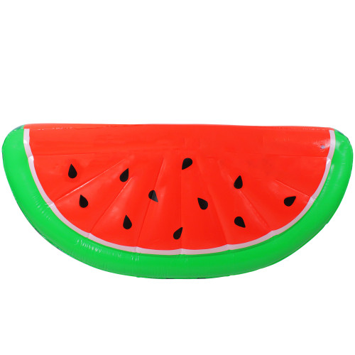 Fun in the Sun with Red and Green Jumbo Watermelon Slice Pool Float - Realistic Design and Cool Relaxation!