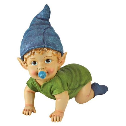 11" Blaze the Baby Gnome Outdoor Garden Statue