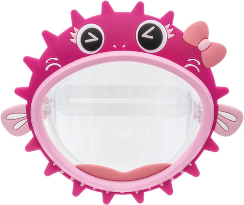 Pink Fish Scuba Swim Mask for Kids with UV Protection