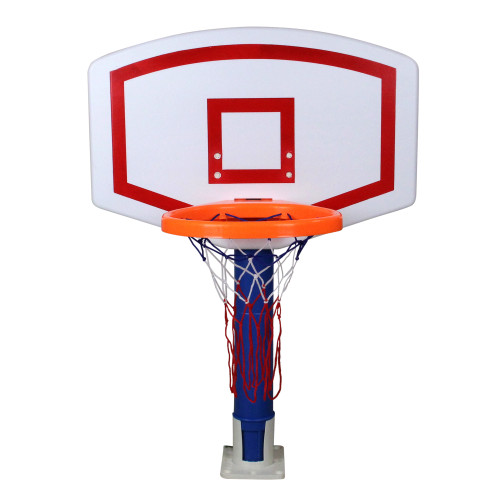 24" White & Blue Water Sports Poolside Basketball Game - Ideal for Pool & Outdoor Fun