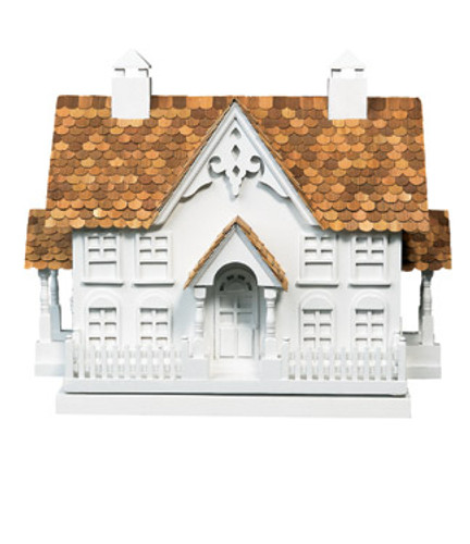 Fully Functional Upscale Country Estate Outdoor Garden Birdhouse