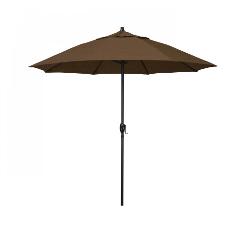 Create a Relaxing Oasis with the 7.5ft Teak Brown Outdoor Casa Series Patio Umbrella