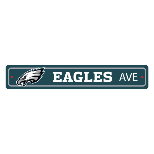 23.5" NFL Philadelphia Eagles "Ave" Street Wall Sign