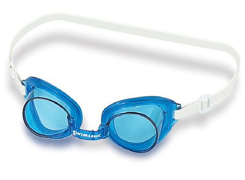 6" Blue Recreational Buccaneer Goggles for Fun Underwater Experience