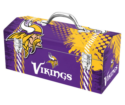 16.25" NFL Minnesota Vikings Steel Tool Box