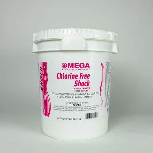 50 Lb - Omega Chlorine Free Shock for Swimming Pools