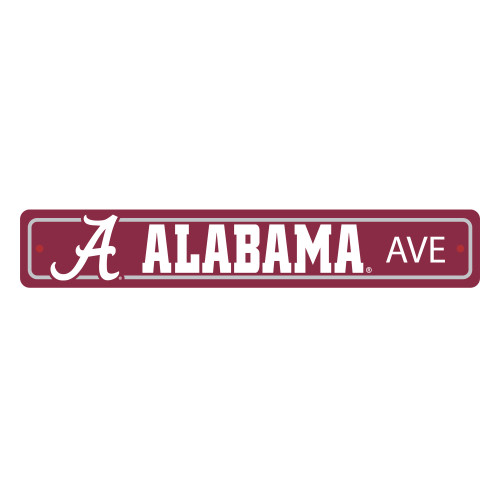 23.5" NCAA Alabama Crimson Tide "Ave" Wall Sign