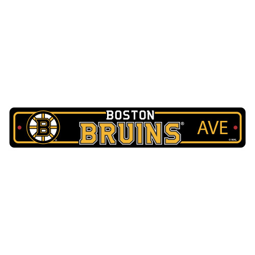 23.5" NHL Boston Bruins "Ave" Street Sign