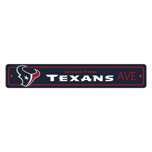 23.5" NFL Houston Texans "Ave" Street Wall Sign