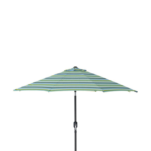 Topanga Stripe Lagoon Patio Umbrella 9'