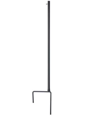 54" Black Garden Size Pole for Weathervanes and Decoration Display