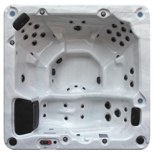 86" Brown and Ivory Thunder Bay Hot Tub with Pump