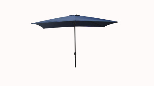 Outdoor Patio Umbrella 10 Ft. with Hand Crank, Navy