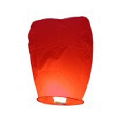 Pack of 4 Red Asian-Inspired Chinese Sky Lantern Party Luminaries