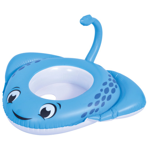 33" Blue Inflatable Sting Ray Fish Baby Pool Float