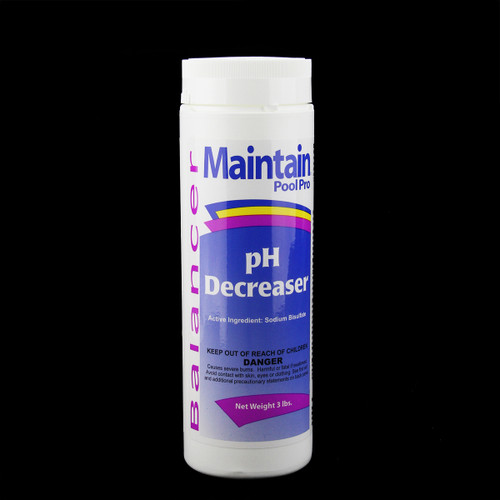 Maintain Pool Pro Balancer pH Decreaser - 3lbs